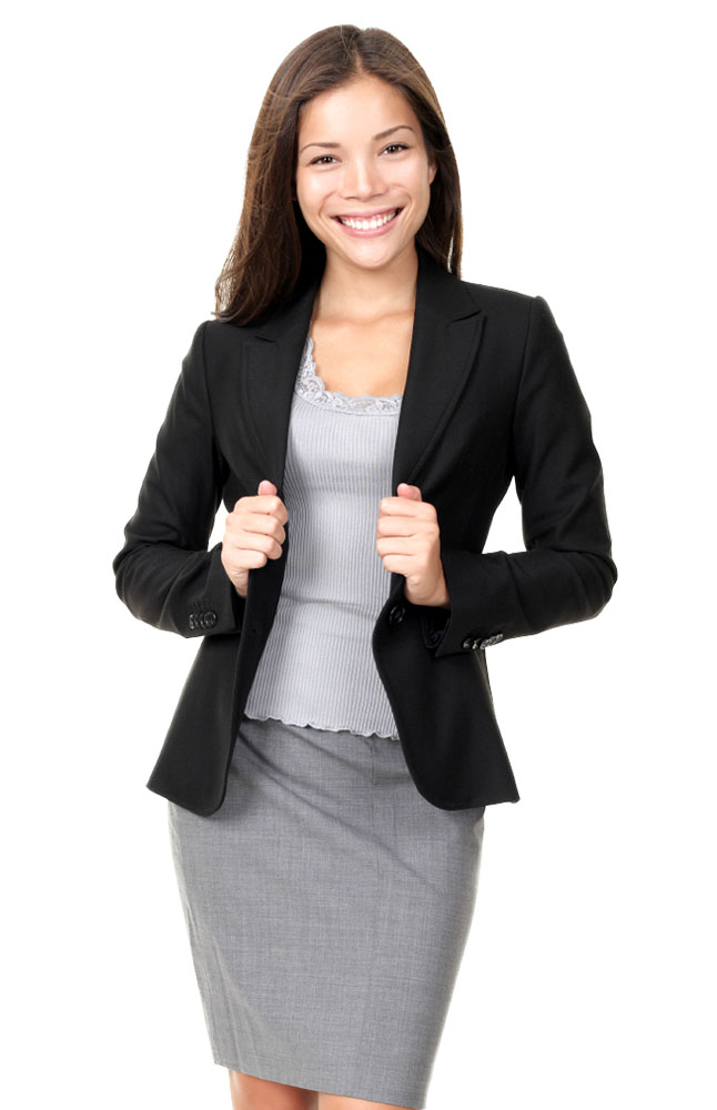 Luigi Valenti Gray Pencil Skirt Main Image