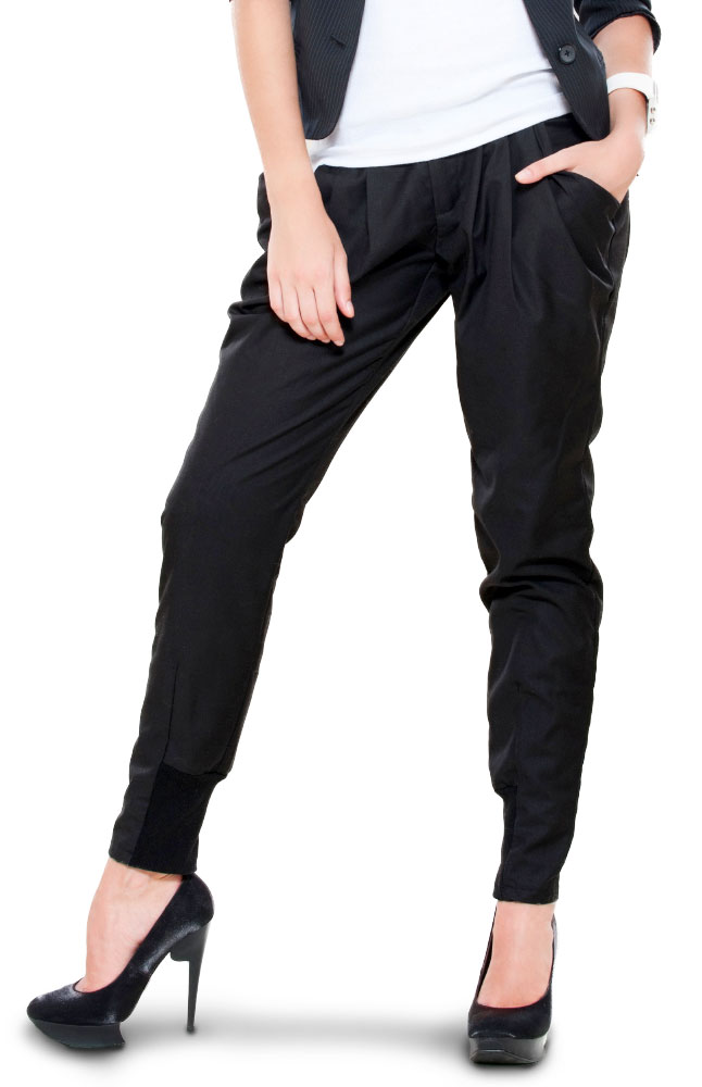 Hermitage Black Tight Pants Main Image