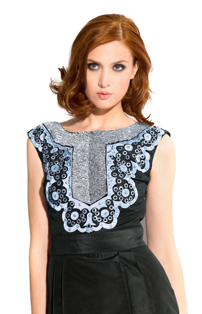 Gusso Silk Evening Dress Main Image