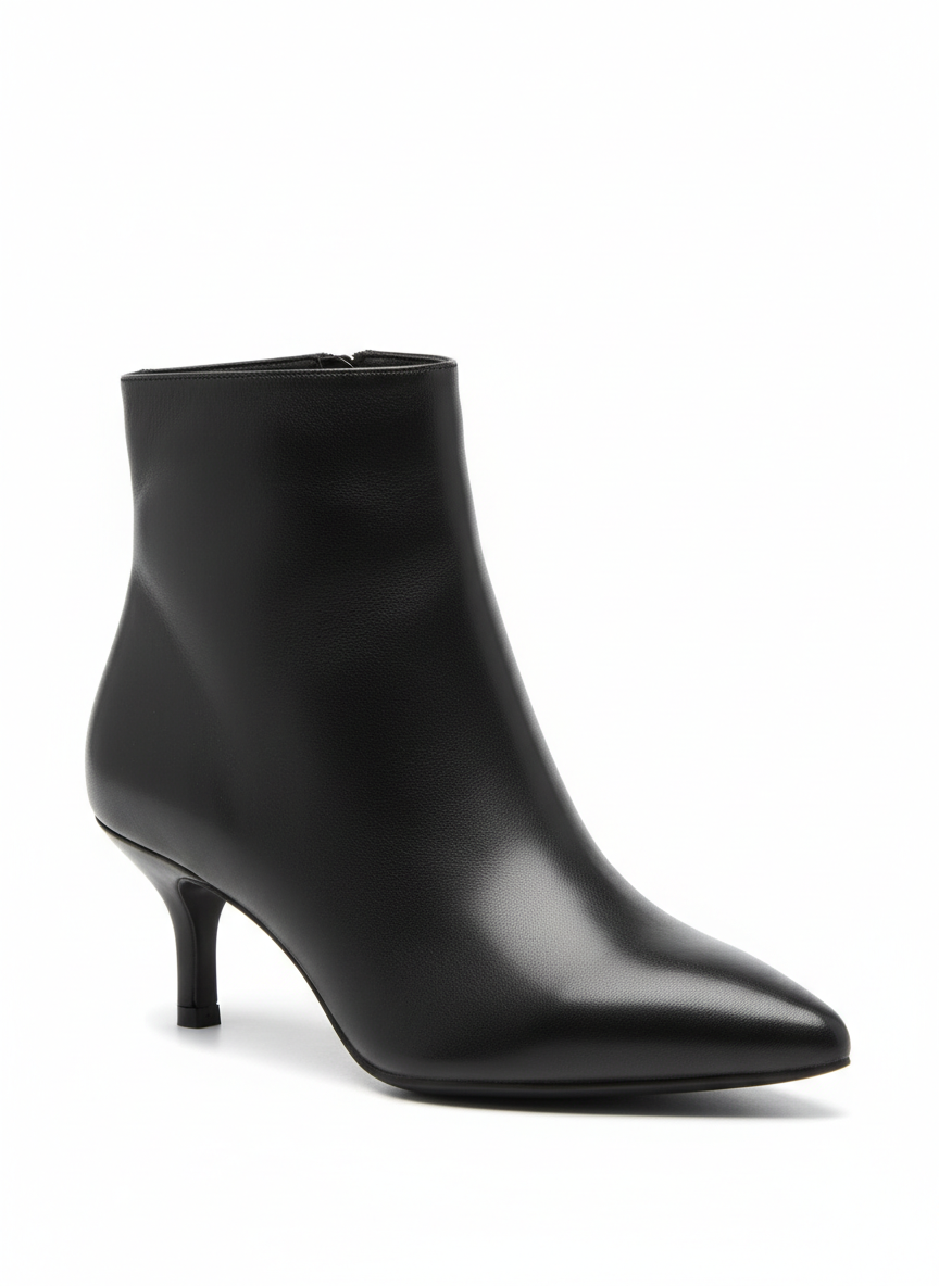 Lumina Pointed Toe Kitten Heel Boot Size 6 Main Image