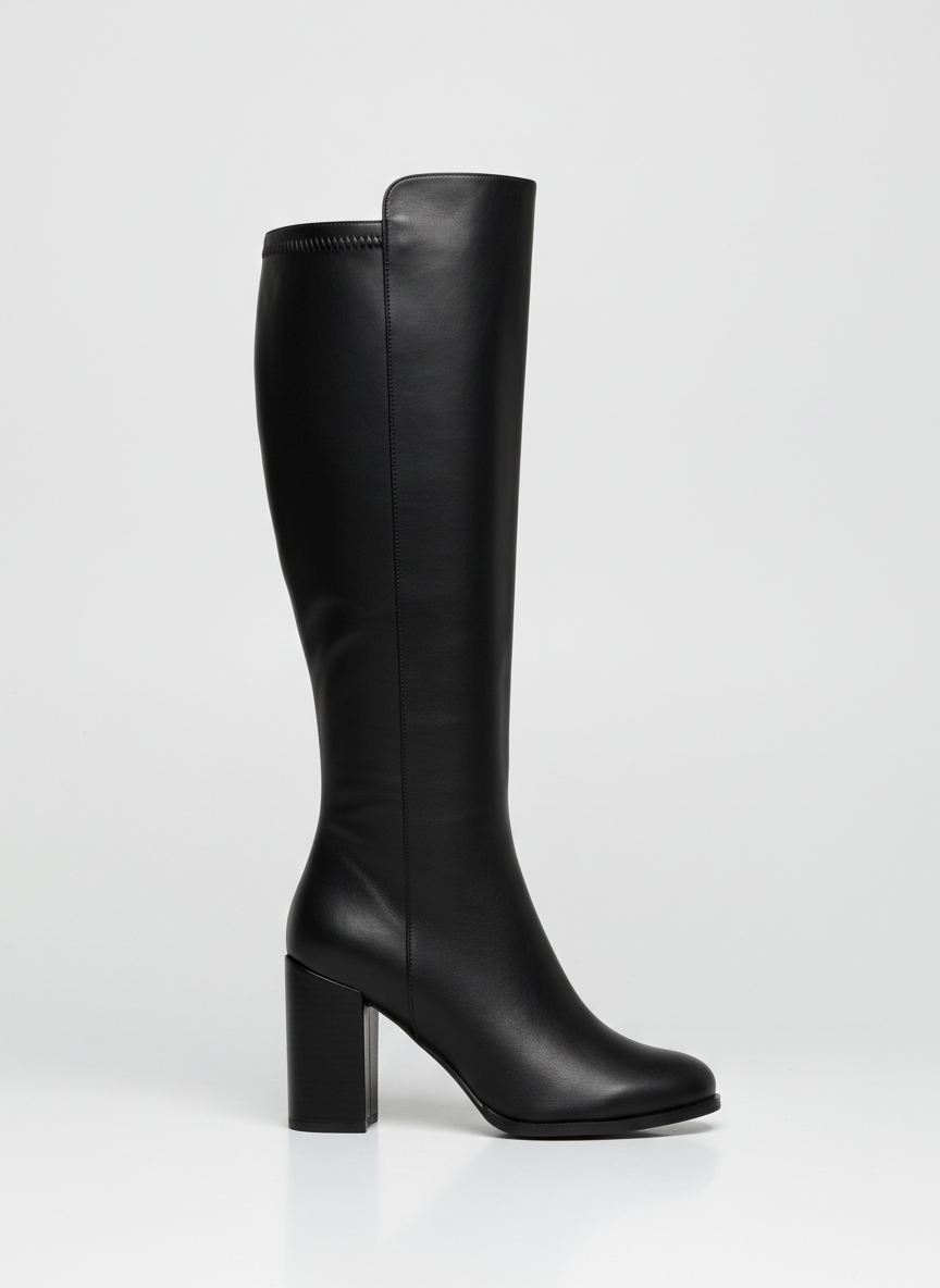Aura Block Heel Tall Boot Size 9 Main Image