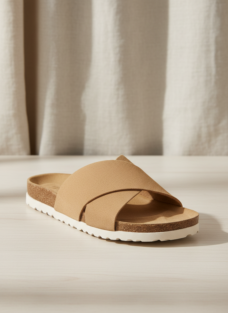 Solstice Cork Footbed Slide Size 8 Main Image