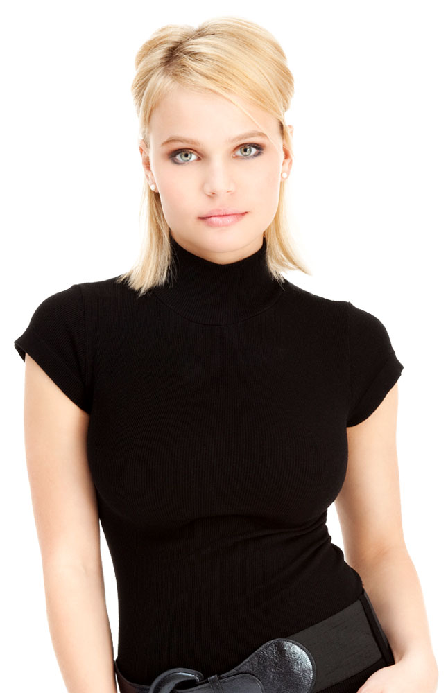 Luigi Valenti Black Sweater Dress Main Image